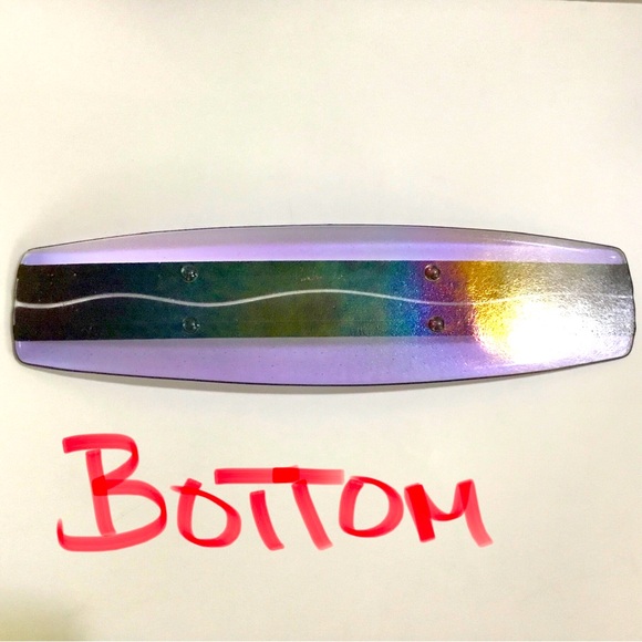 Handmade Chris Paulson art glass tray - Picture 7 of 12